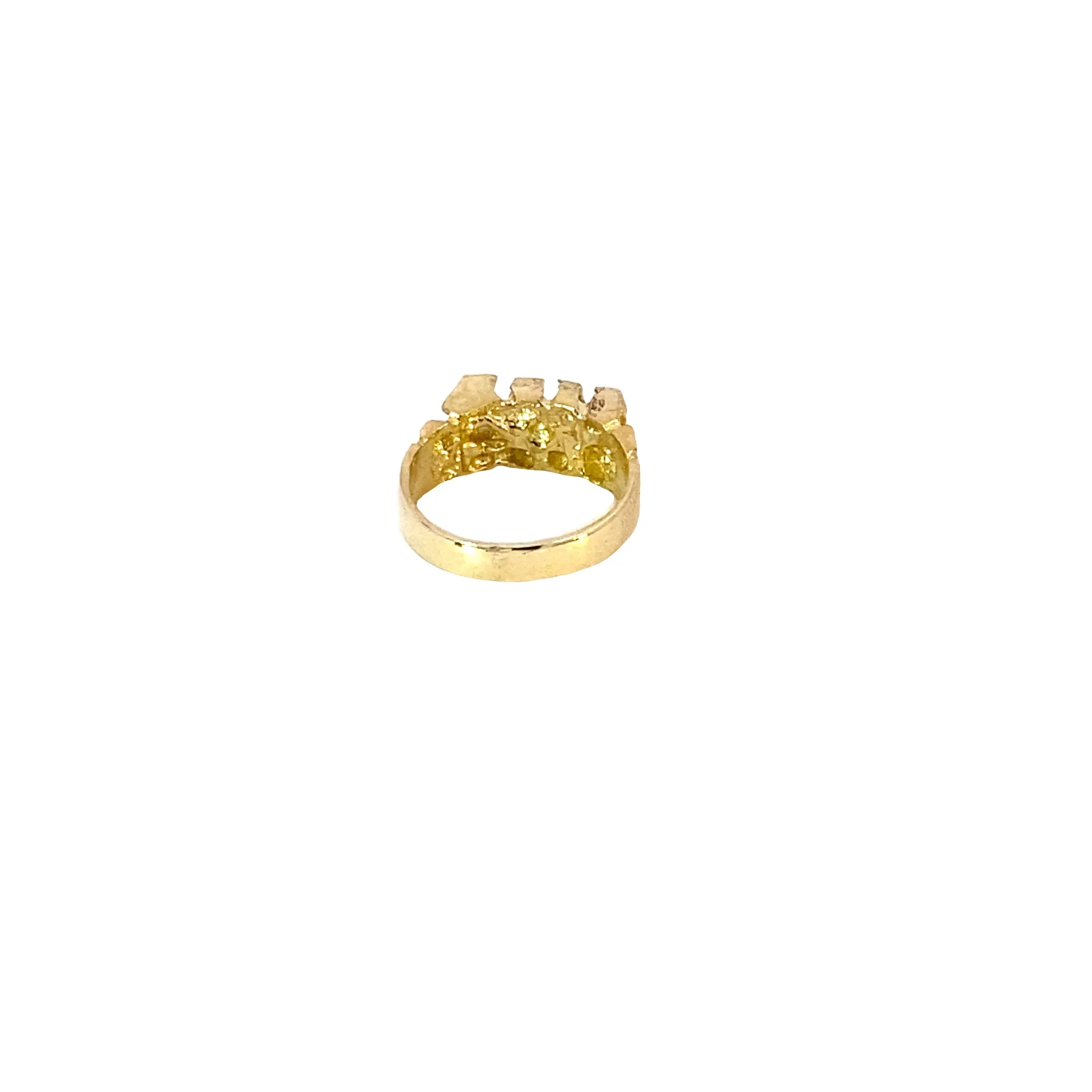 10K Gold Baby Nugget Ring 1.8 Grams