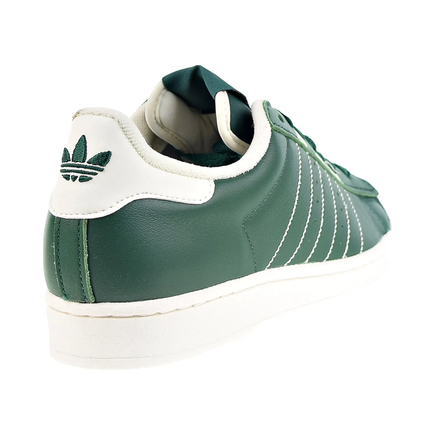 Adidas Men's Superstar Shoes Team Dark Green-Cream White