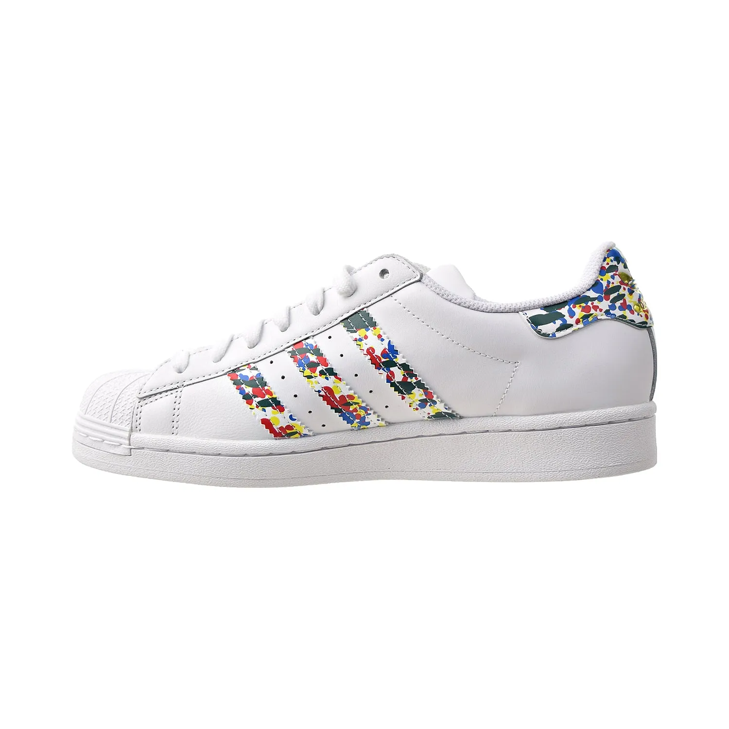 Adidas Superstar Men's Shoes Cloud White-Gold Metallic