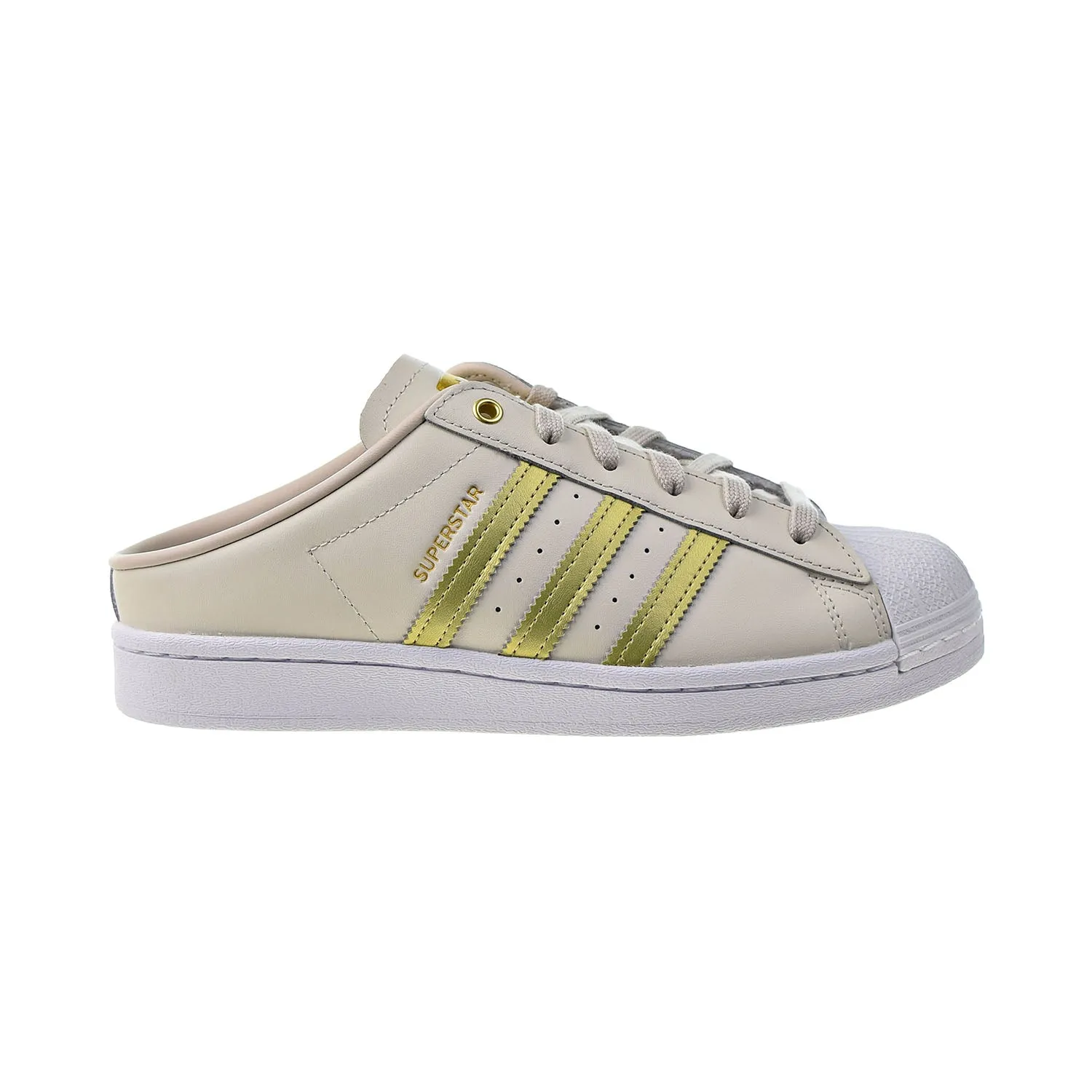 Adidas Superstar Mule Women's Shoes Brown-Gold Metallic