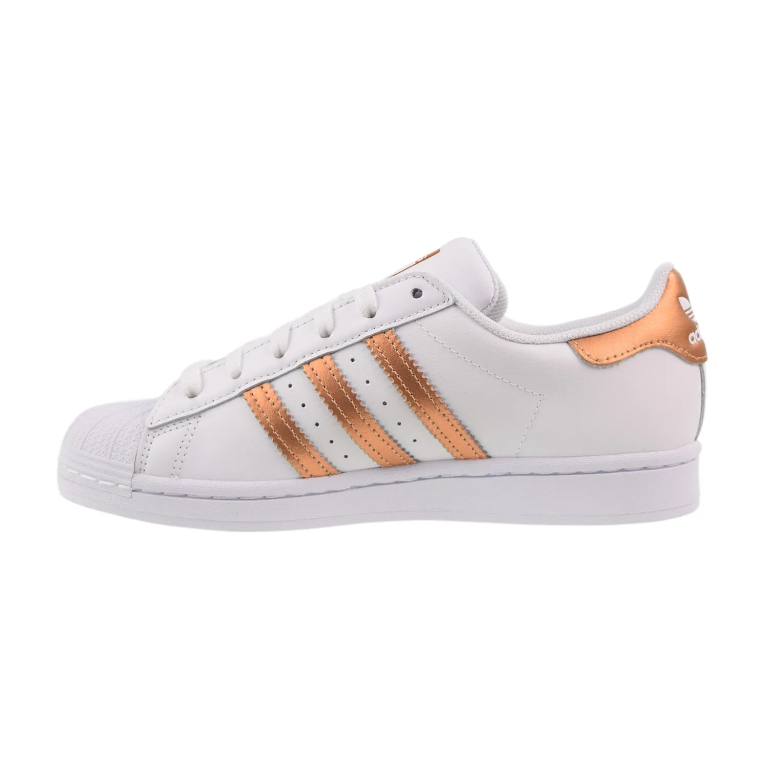 Adidas Superstar Women's Shoes Cloud White-Copper Metallic