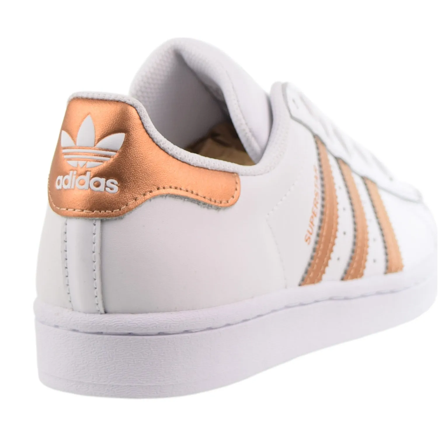 Adidas Superstar Women's Shoes Cloud White-Copper Metallic