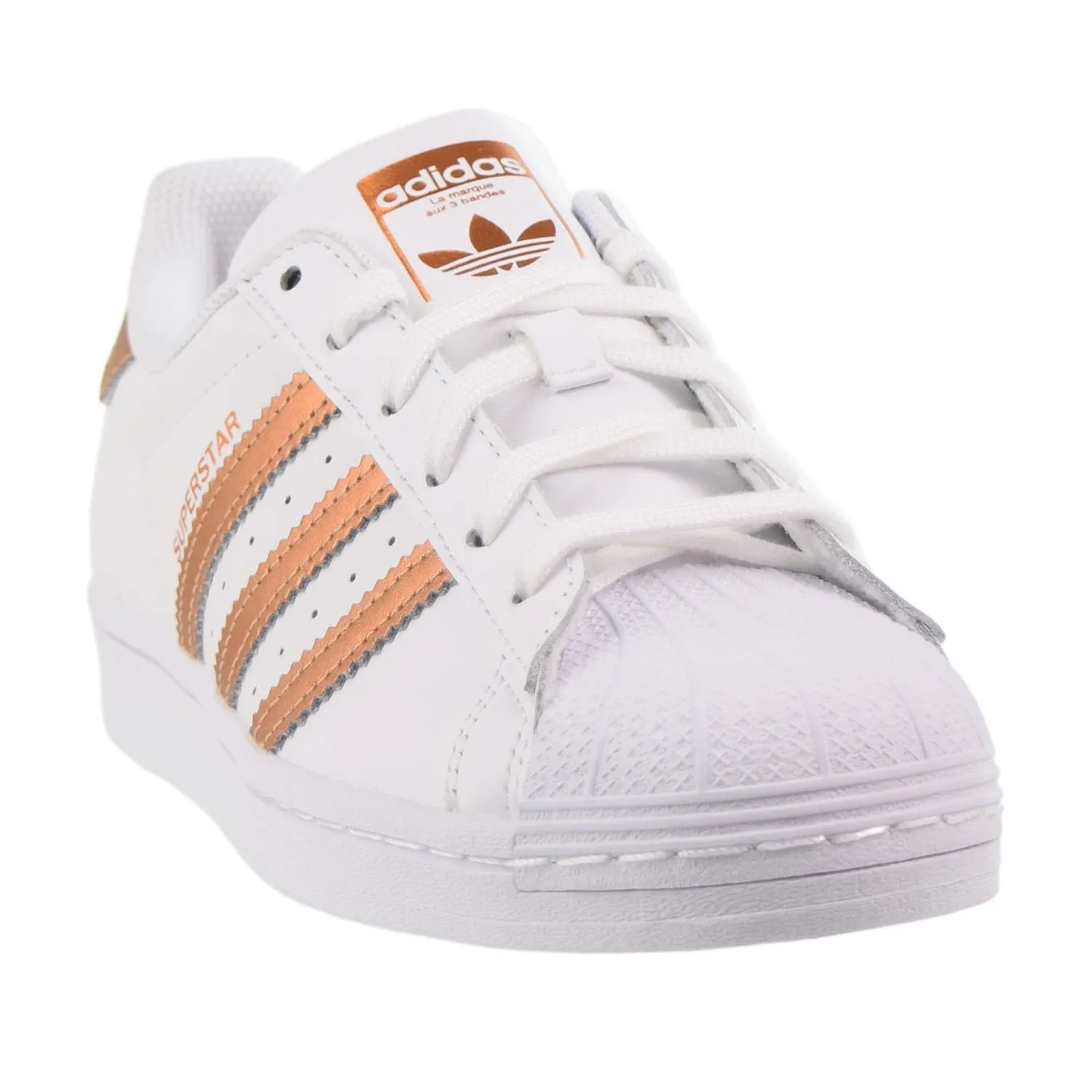 Adidas Superstar Women's Shoes Cloud White-Copper Metallic