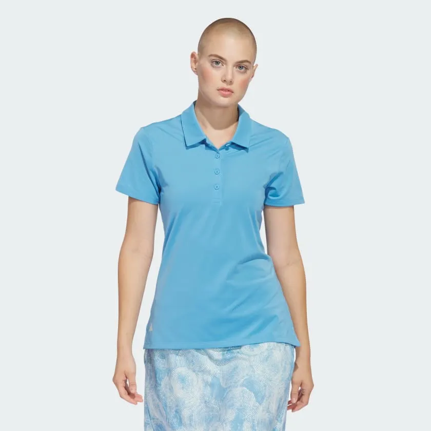 Adidas Women's Ultimate365 Solid Short Sleeve Polo Shirt