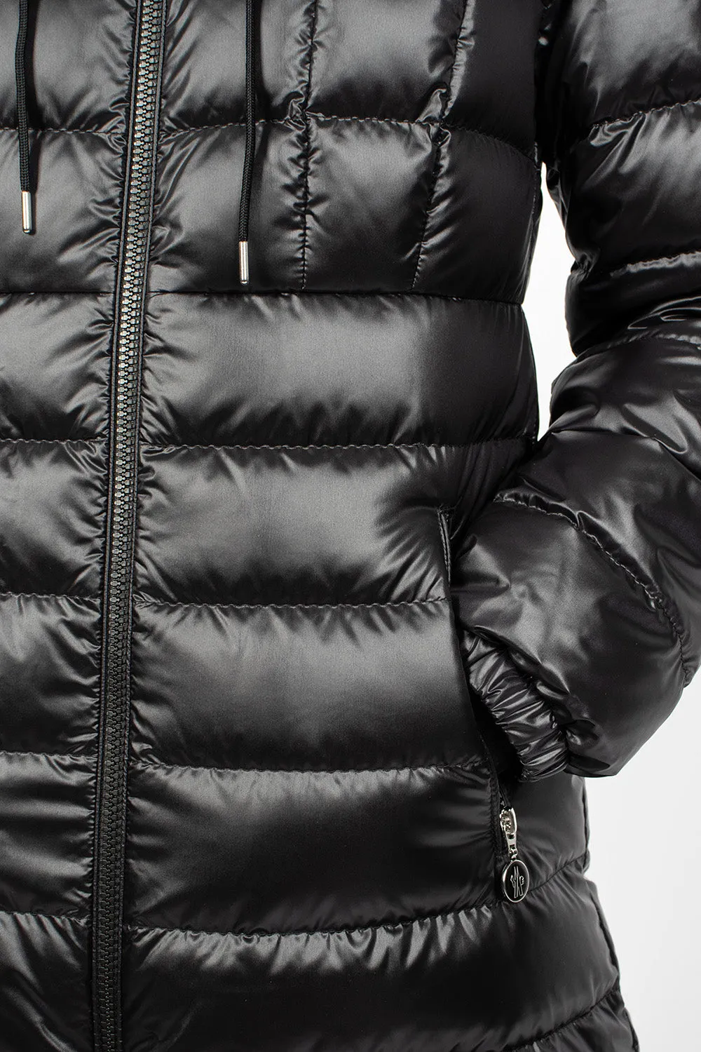 Amintore Long Down Jacket Black