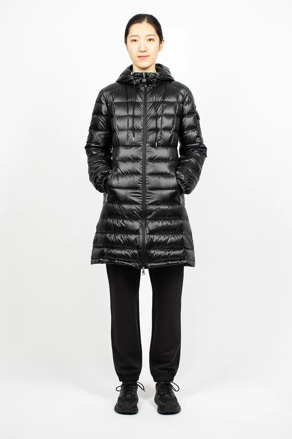 Amintore Long Down Jacket Black