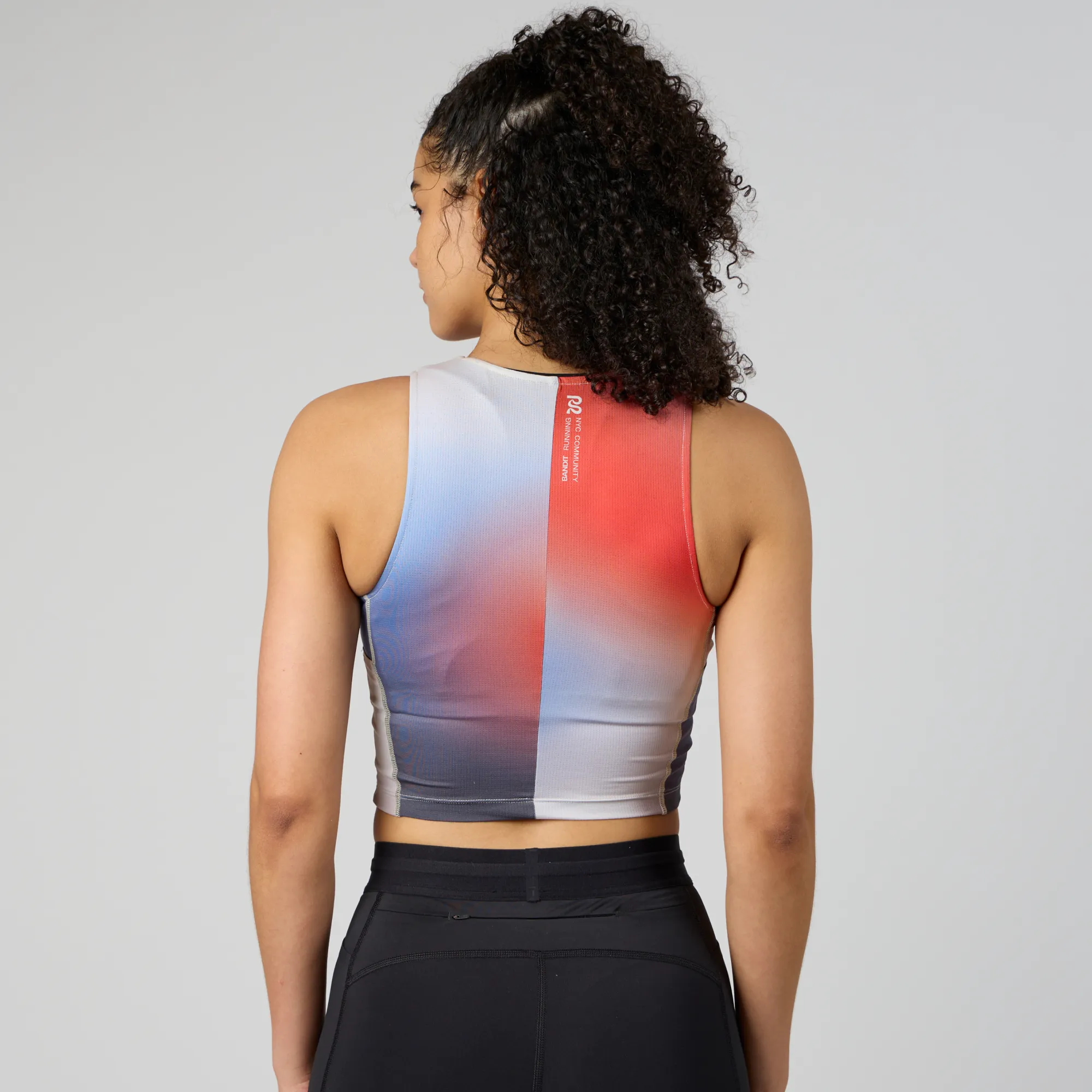 Ares Flex™ Zip Front Race Crop - Split Gradient