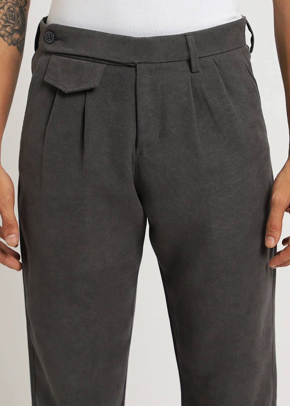 Artic Gray Korean Trouser