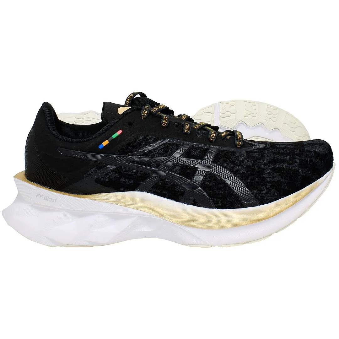 Asics NovaBlast Womens Black Trainers