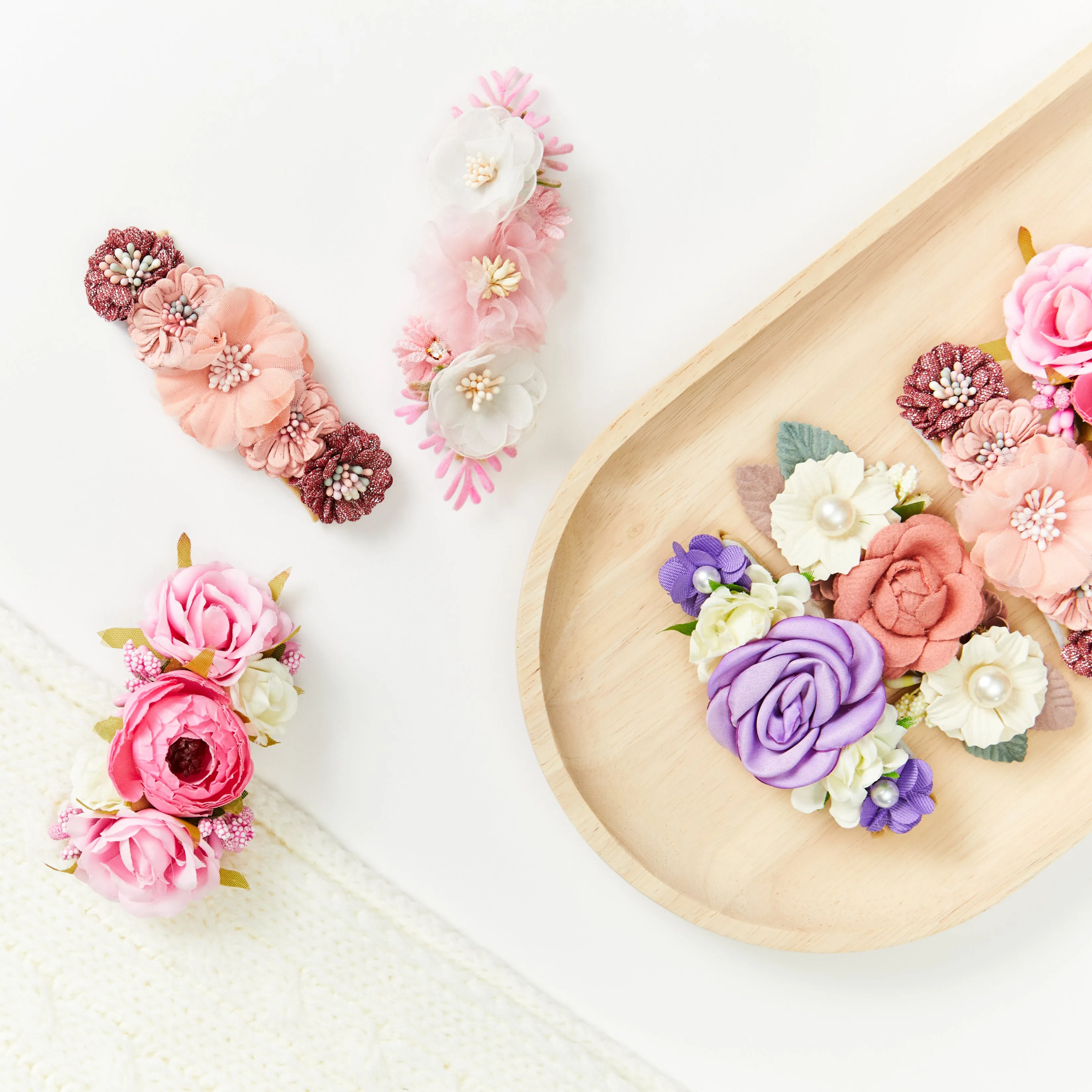 Baby Girl Flower Crown Headpiece #7