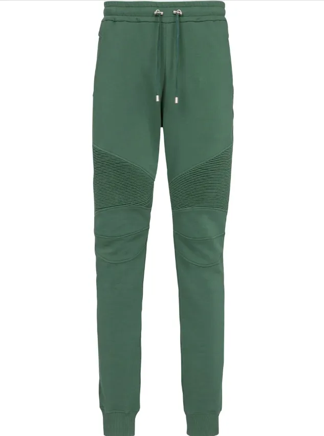 Balmain drawstring cotton track pants