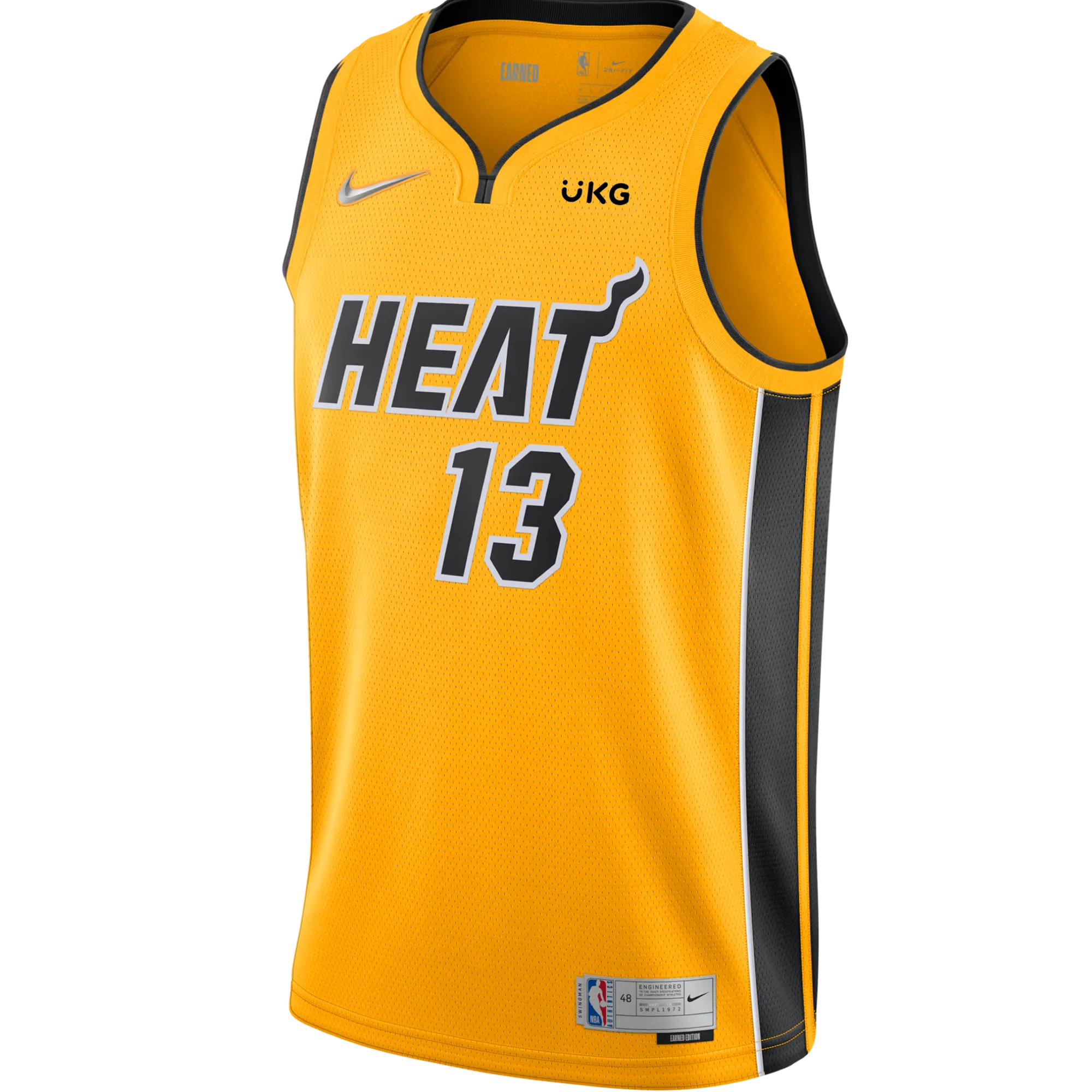 Bam Adebayo Nike Trophy Gold Youth Swingman Jersey