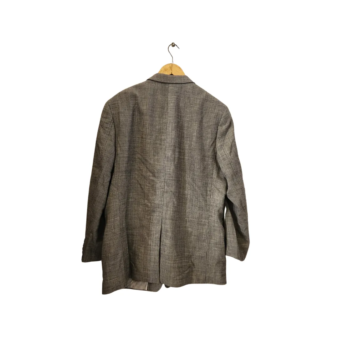 Barutti Men's Grey Silk, Wool & Linen Blazer | Gently Used |