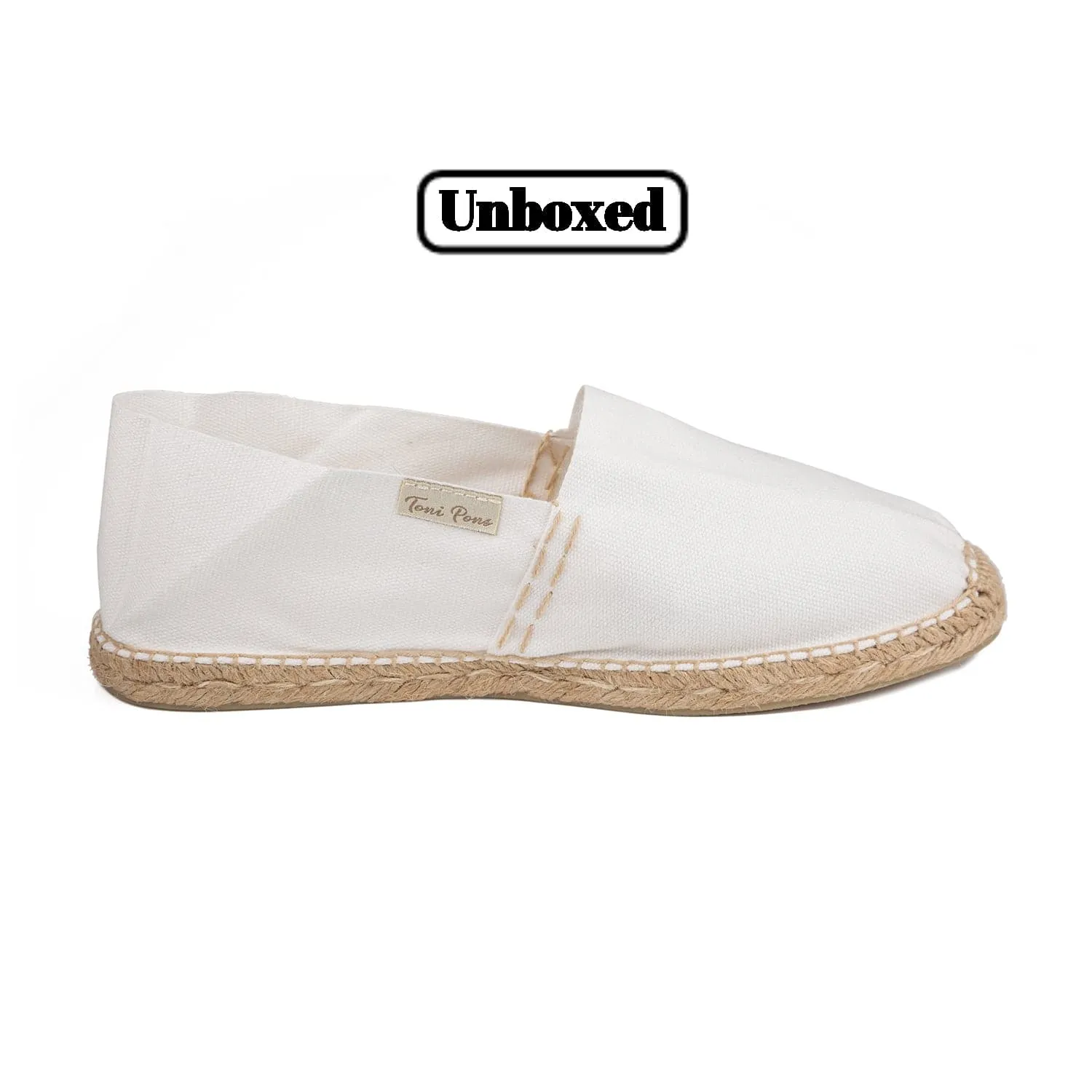 Basic Cotton Blend Espadrilles for Men - Jute