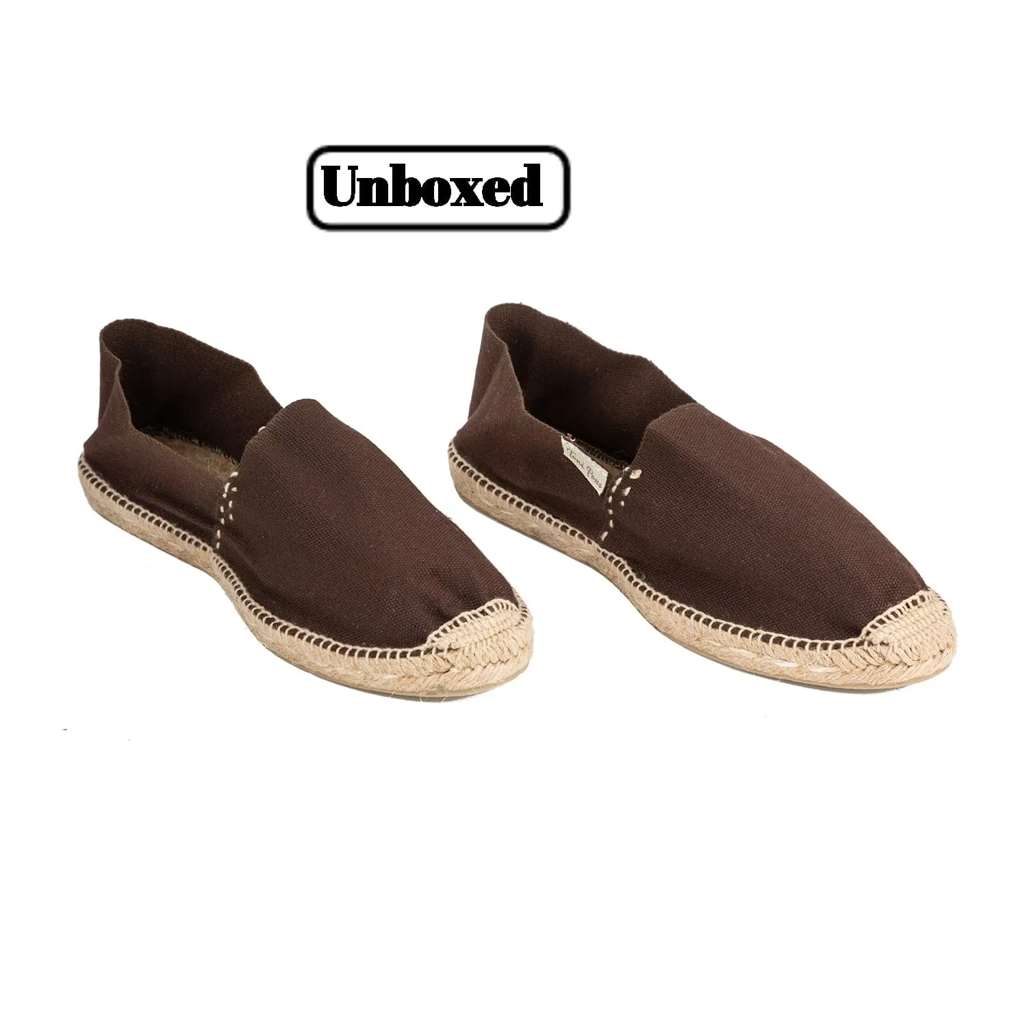 Basic Cotton Blend Espadrilles for Men - Jute