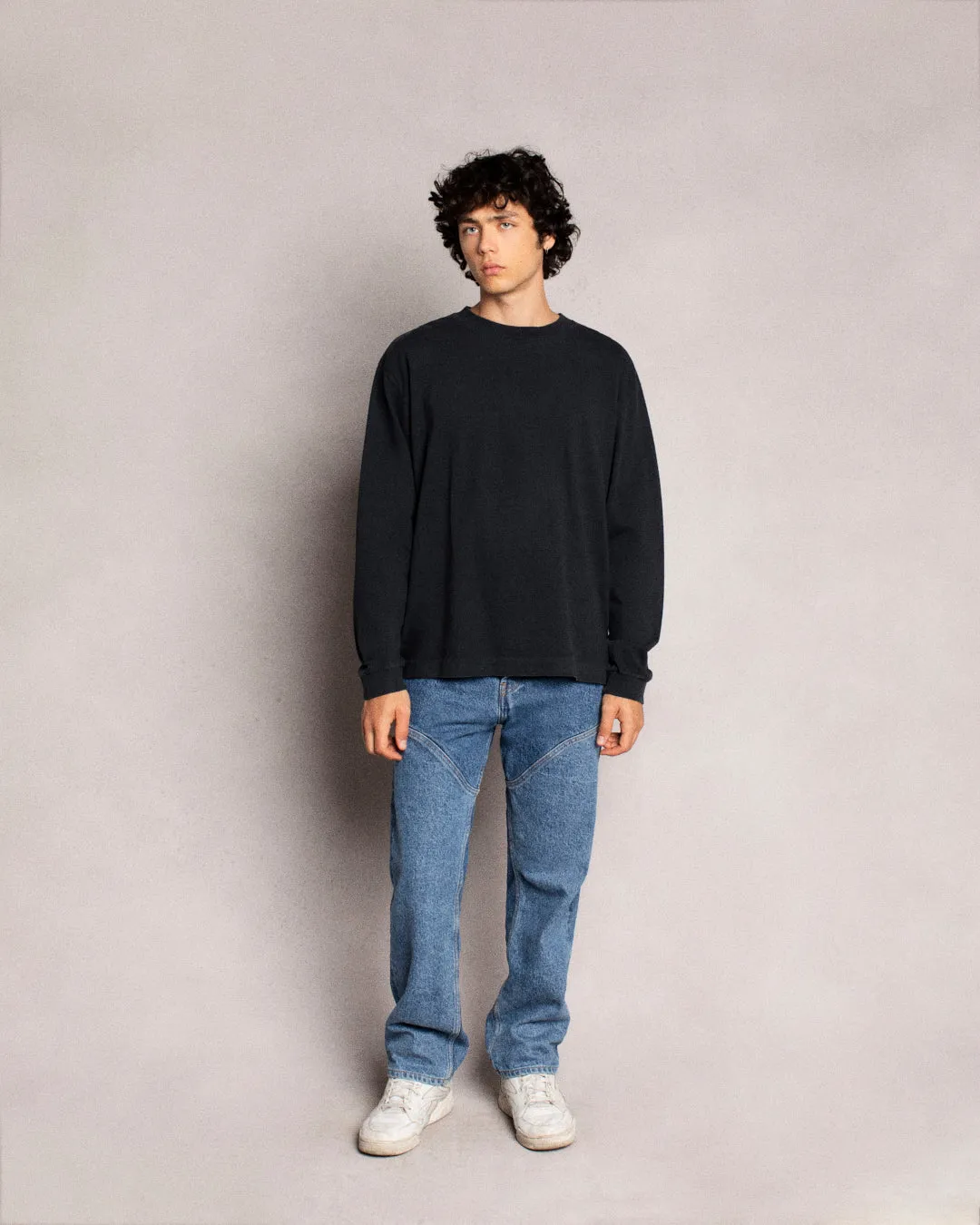 Basic L/S T-Shirt (Vintage Black)