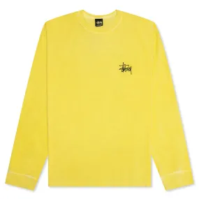 Basic Pigment Dyed L/S Tee - Butter