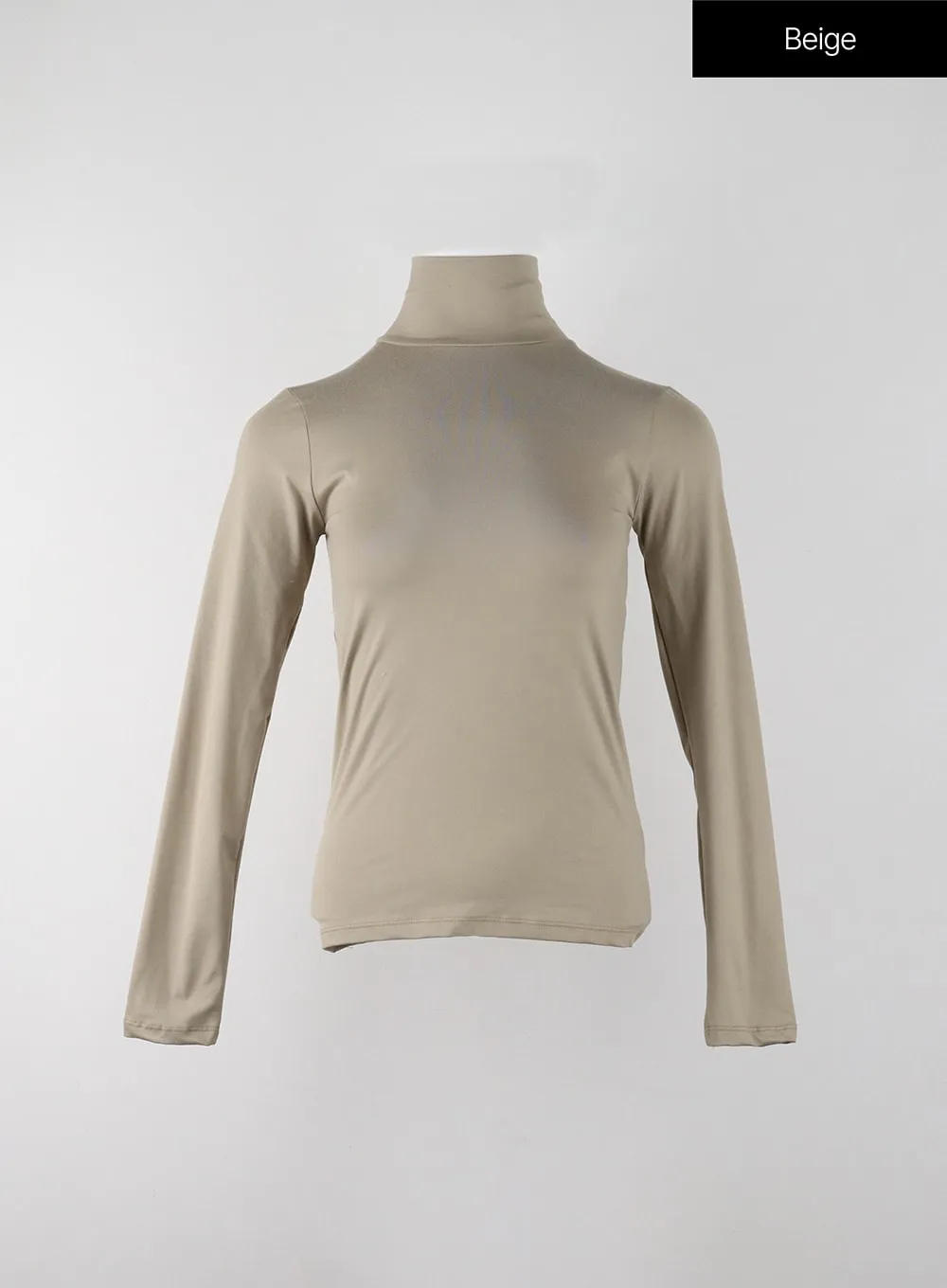 Basic Turtleneck Long Sleeve Top IJ403