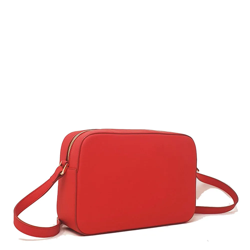 Borsa Donna a Tracolla 1A Classe Alviero Martini linea Geo Joy in Tessuto Gommato Rosso GZ32