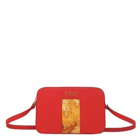 Borsa Donna a Tracolla 1A Classe Alviero Martini linea Geo Joy in Tessuto Gommato Rosso GZ32