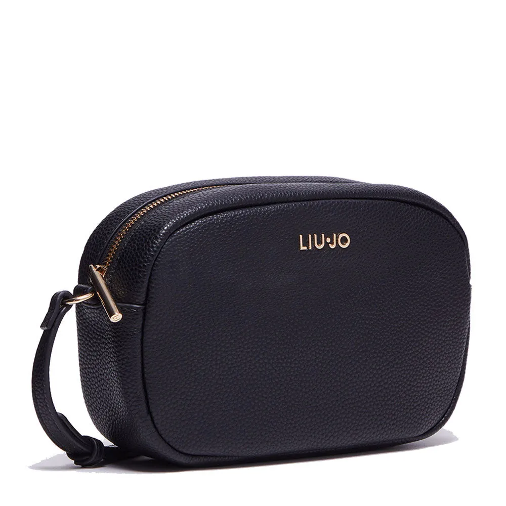 Borsa Donna a Tracolla LIU JO Better Effetto Bottalato Nero AF3377