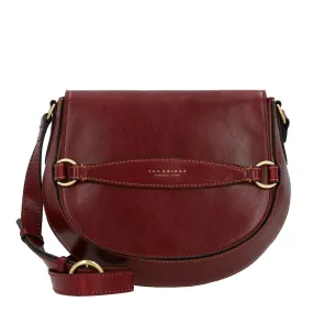 Borsa Donna con Pattina a Tracolla THE BRIDGE linea Bettina in Pelle Bordeaux