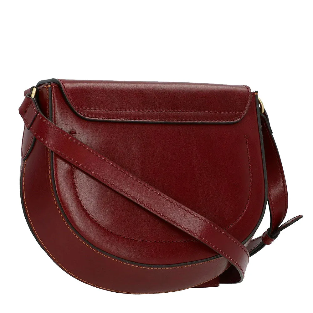 Borsa Donna con Pattina a Tracolla THE BRIDGE linea Bettina in Pelle Bordeaux