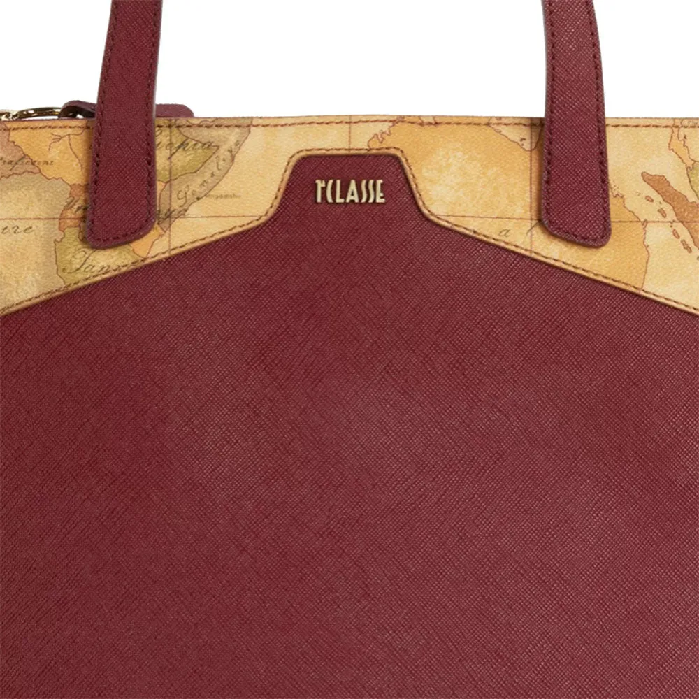 Borsa Donna Shopping Media 1A Classe Alviero Martini linea Glam City color Cabernet GV70