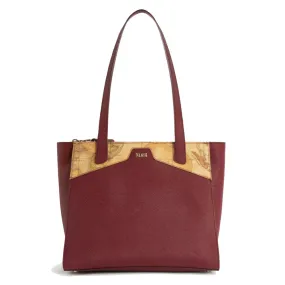 Borsa Donna Shopping Media 1A Classe Alviero Martini linea Glam City color Cabernet GV70