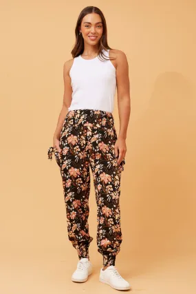 BOTANICAL PRINT HAREM PANTS