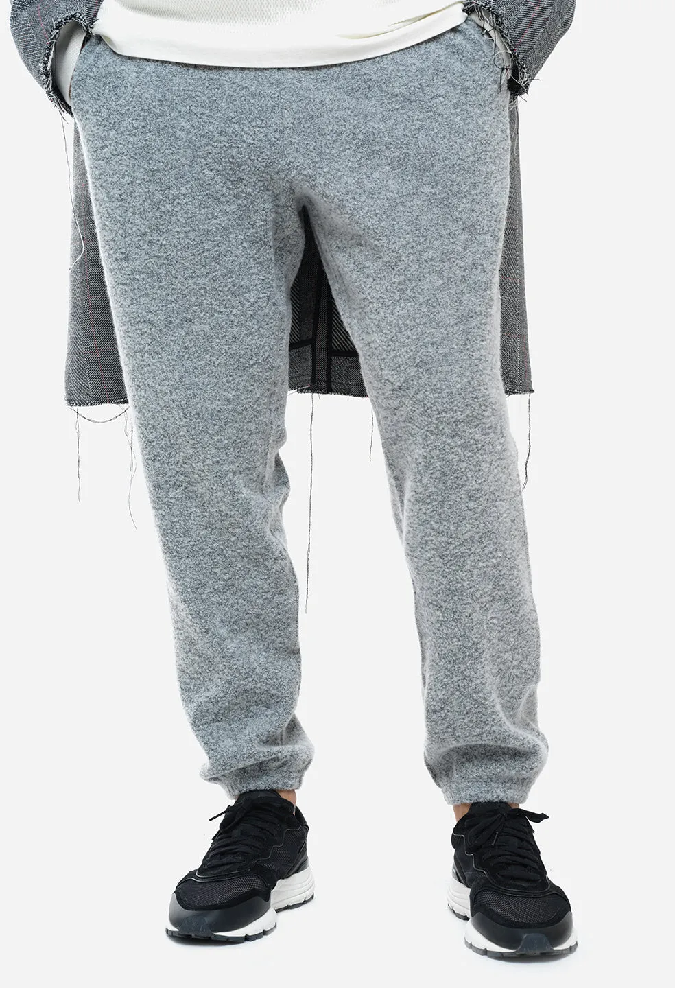 Boucle Interval Sweatpants / Cement