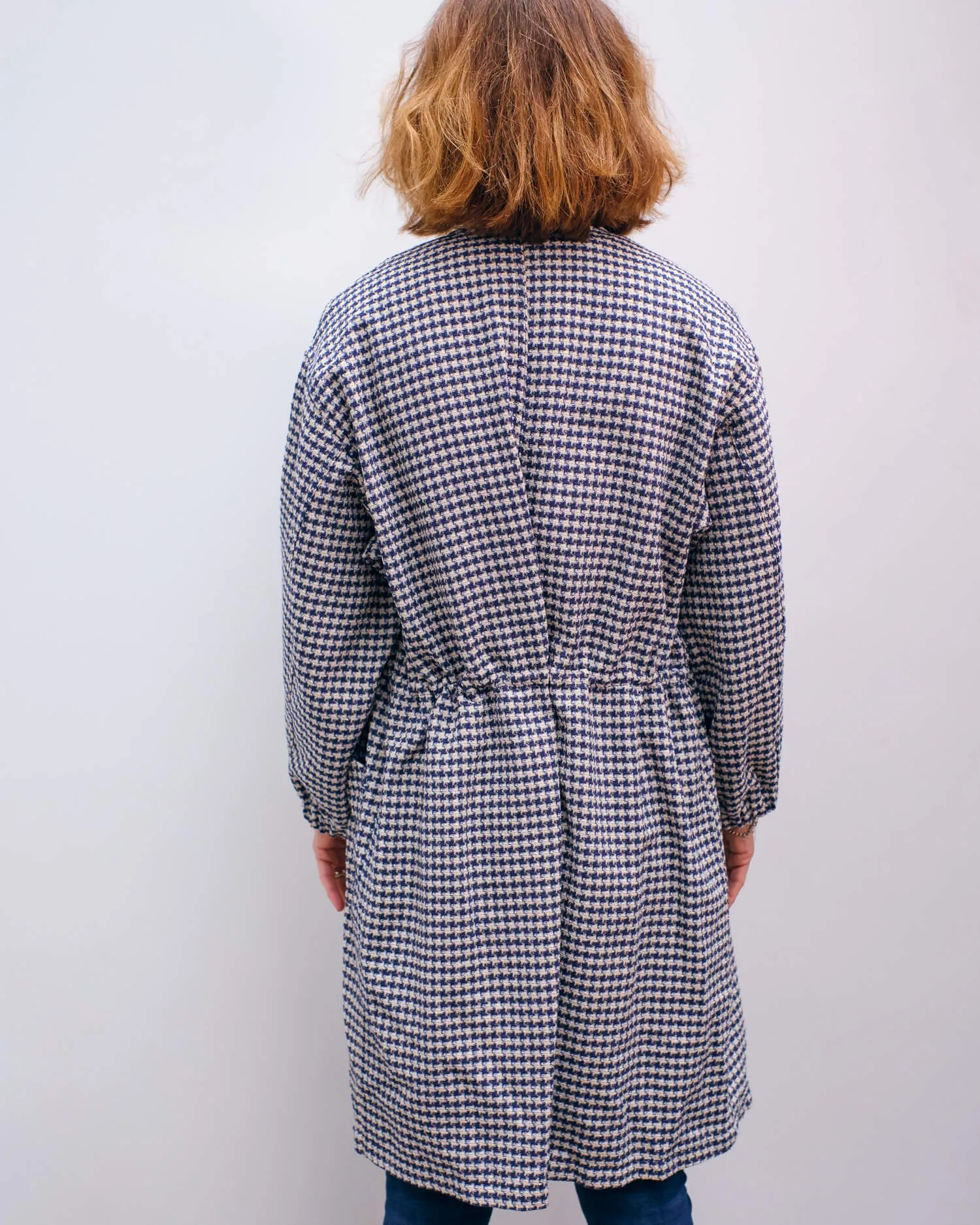 BR Harvey coat in blue check