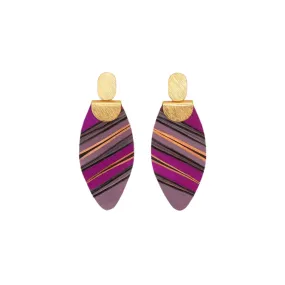 Brackish Encyclia Drop Earrings