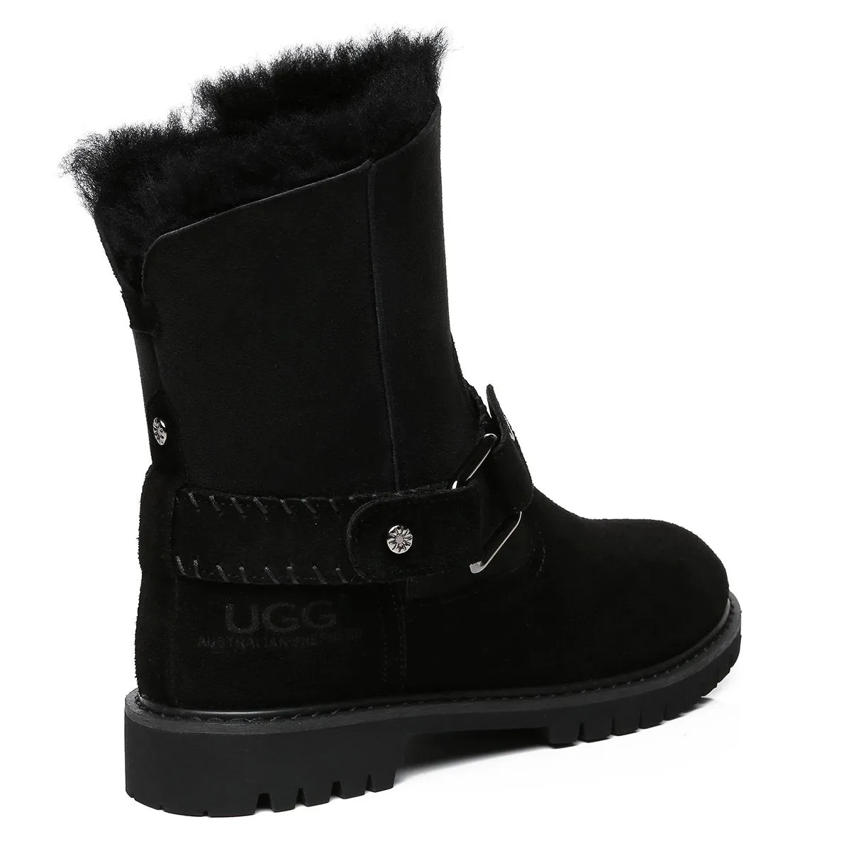 Buckled Strap Fashion UGG Boot