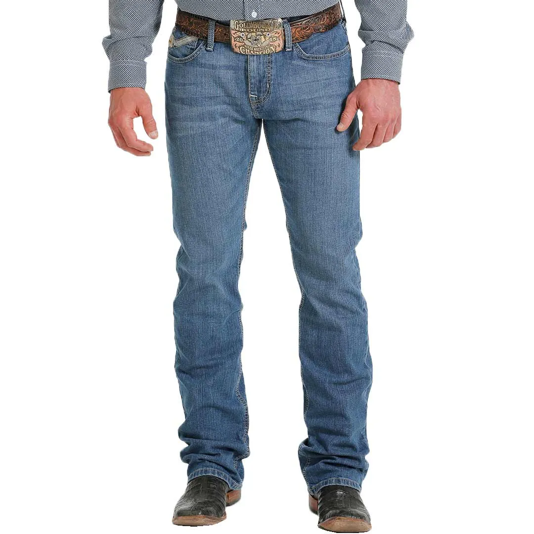 Cinch Men's Ian Mid Rise Slim Fit Bootcut Jeans