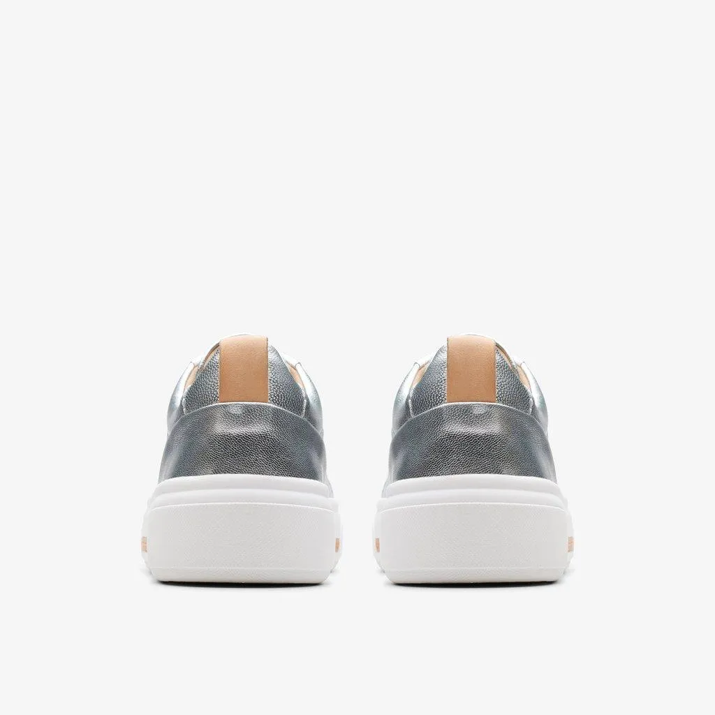 Clarks Hollyhock Walk Metallic Trainer