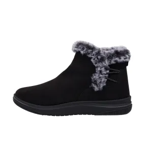 Clarks Womens Breeze Fur Black