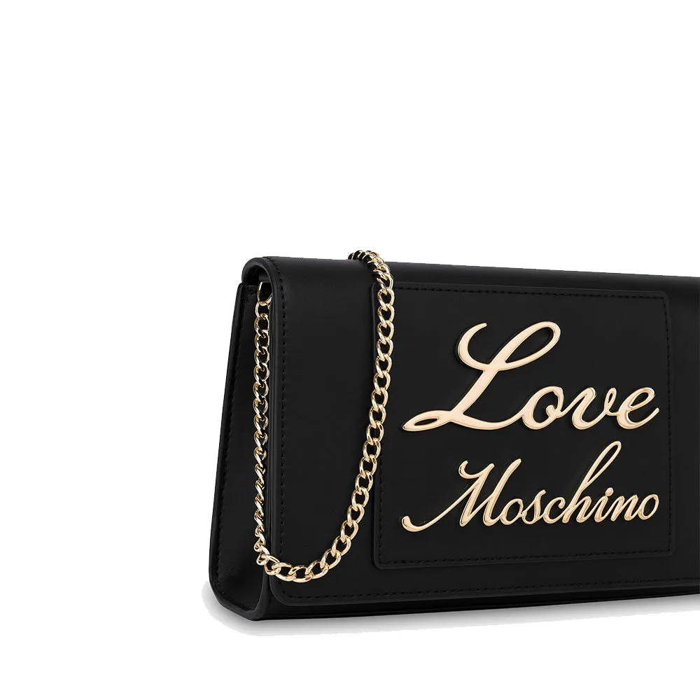 Clutch Donna con Tracolla LOVE MOSCHINO linea Lovely Love Nero