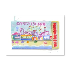 Coney Island Matchbook