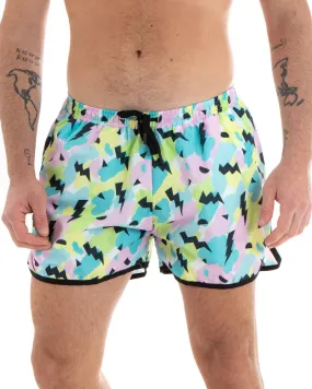 Costume Uomo Fantasia Multicolore Boxer Summer Casual GIOSAL-SU1174A