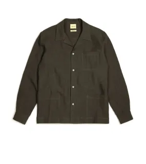 De Bonne Facture Belgian Linen Painter's Jacket: Arabica