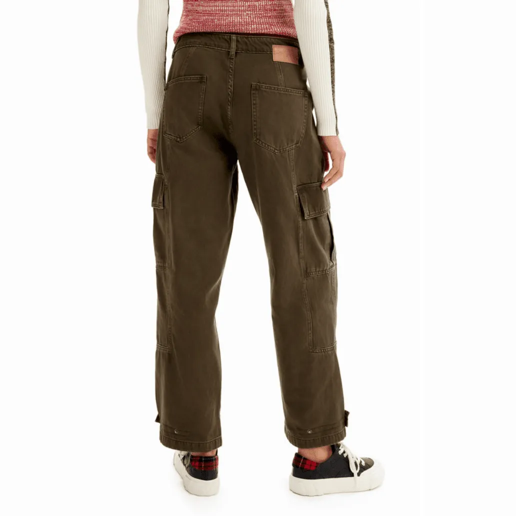 Desigual Cargo Khaki Pocket Denim