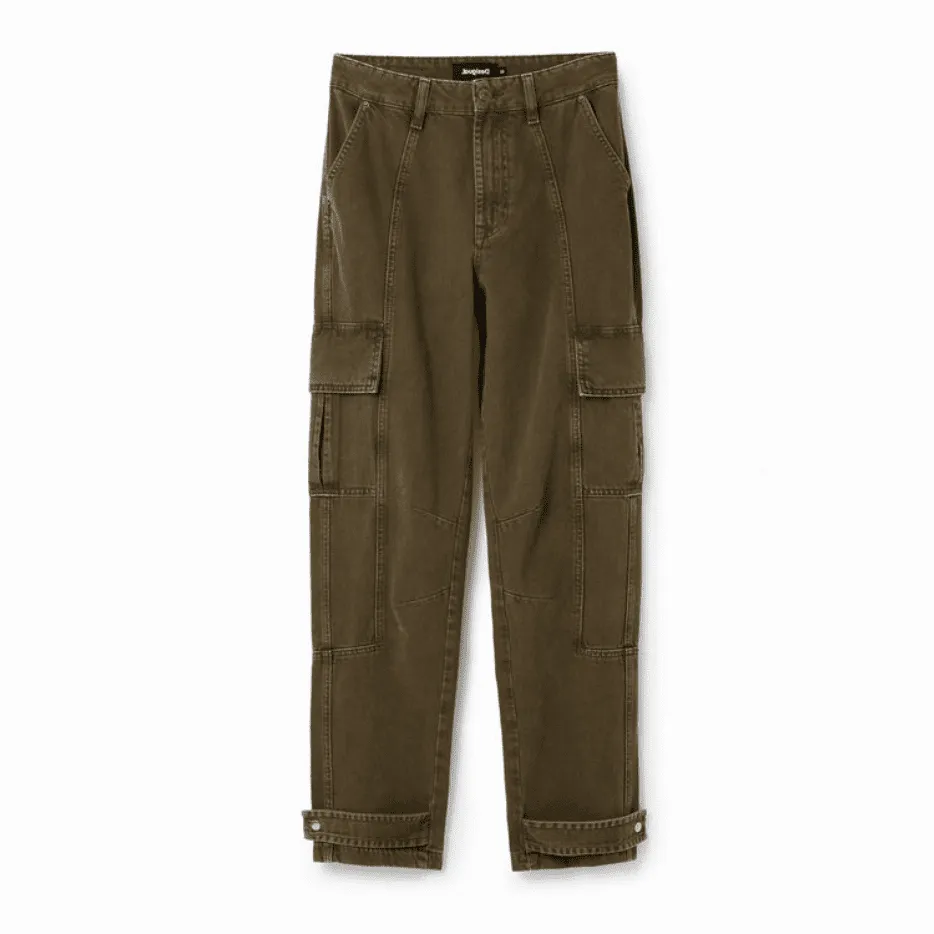 Desigual Cargo Khaki Pocket Denim