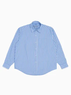 Destroyed Executive Shirt Blue Stripe