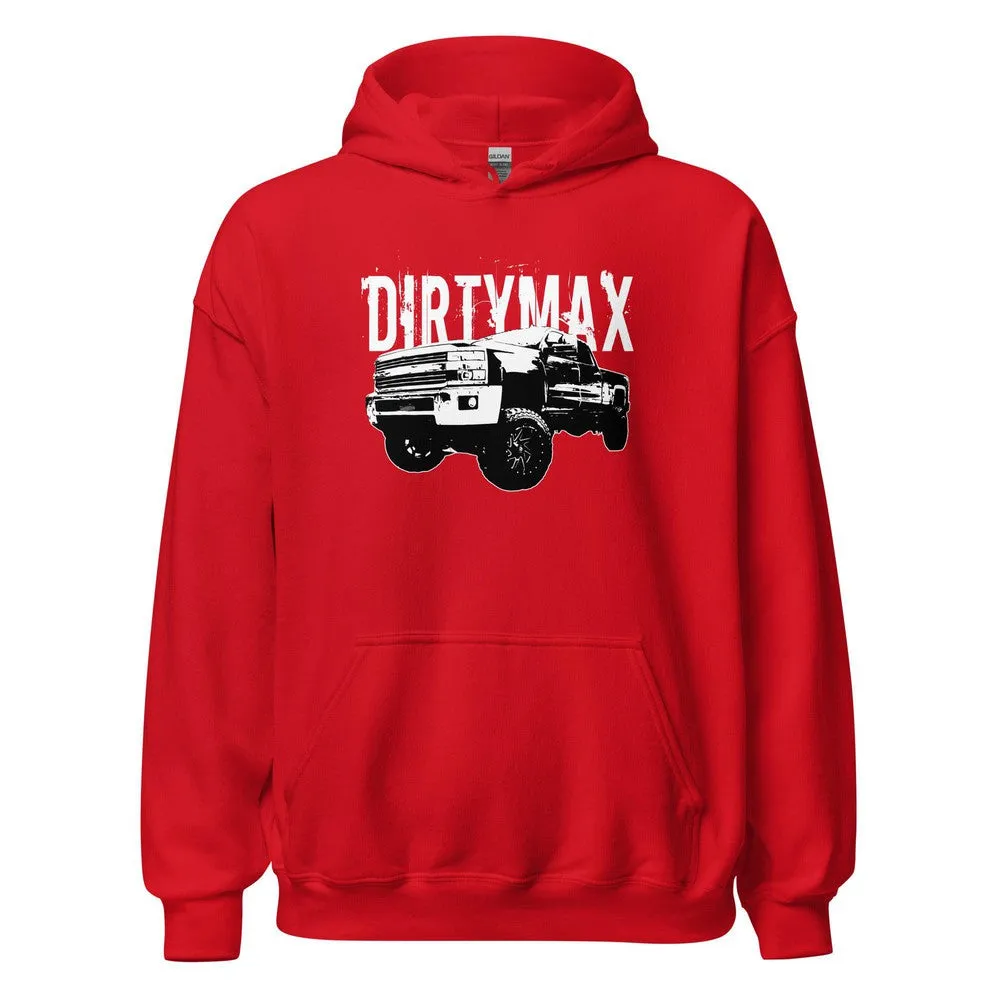 Dirtymax Duramax Hoodie Sweatshirt with Truck