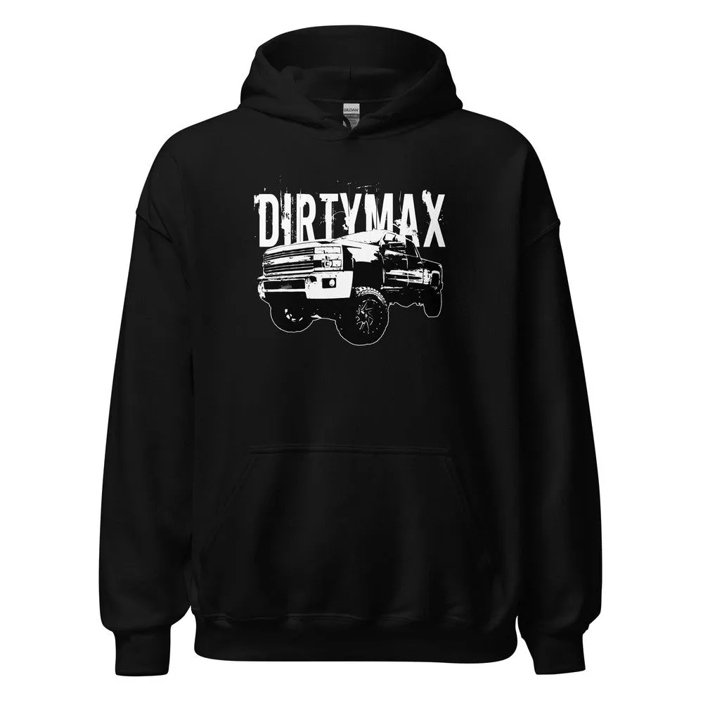 Dirtymax Duramax Hoodie Sweatshirt with Truck