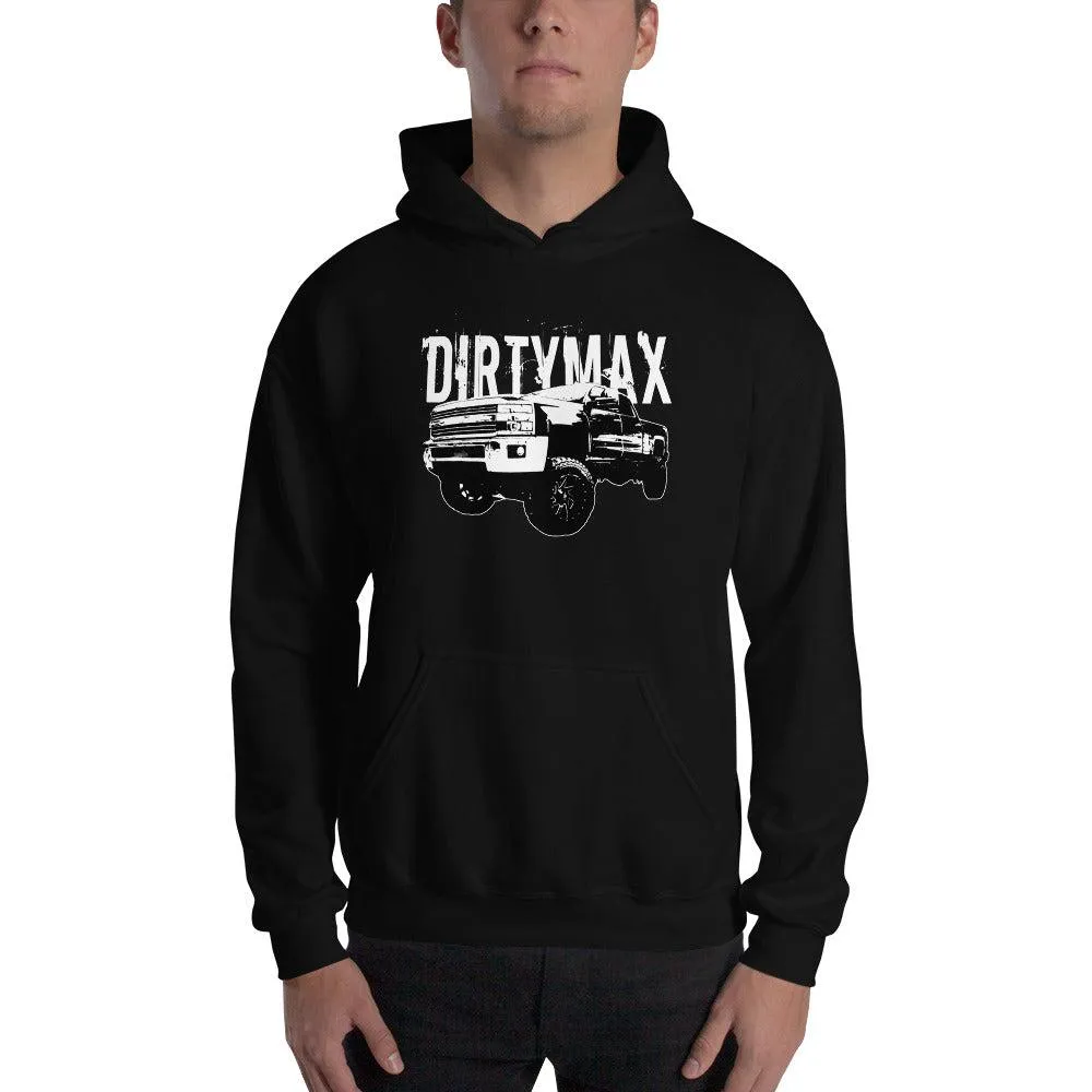 Dirtymax Duramax Hoodie Sweatshirt with Truck