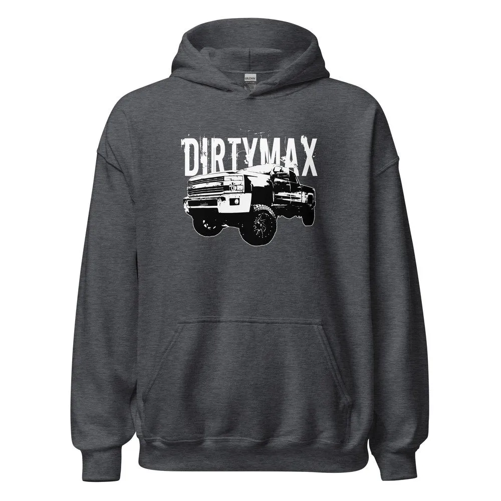 Dirtymax Duramax Hoodie Sweatshirt with Truck