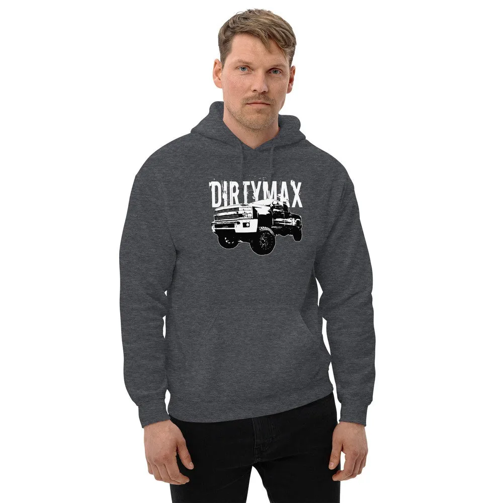 Dirtymax Duramax Hoodie Sweatshirt with Truck