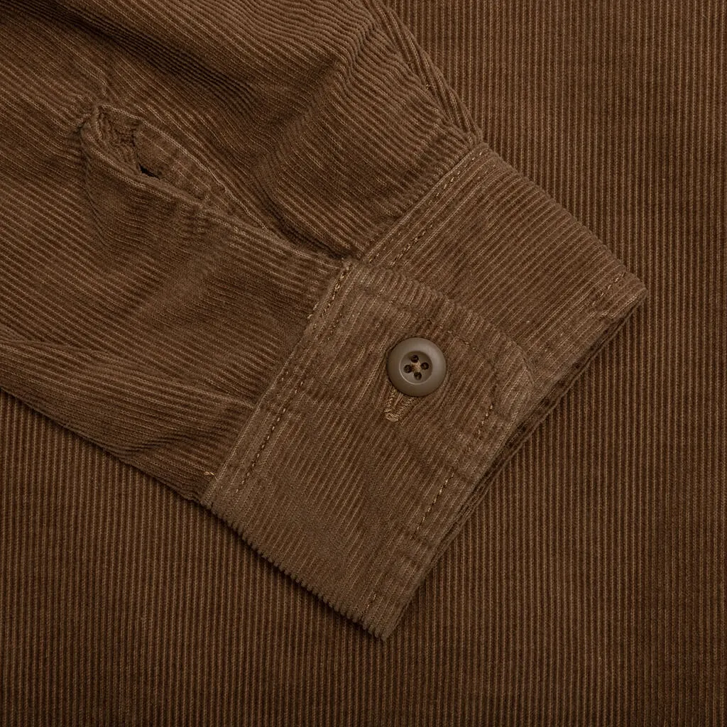 Dixon Shirt Jacket Rinsed - Hamilton Brown